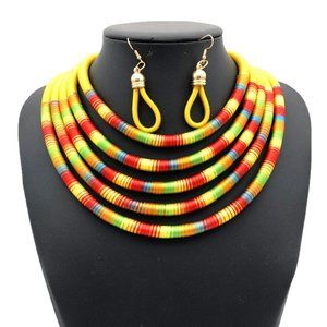 Tribal Choker Necklace Set
